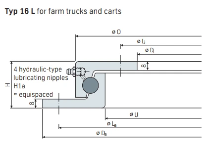 310.16.0900.000 Typ 16 L/1050-Slewing Bearing