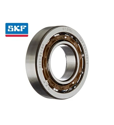 SKF 7207 BECBP ตลับลูกปืนเม็ดกลมสัมผัสเชิงมุมแถวเดียว