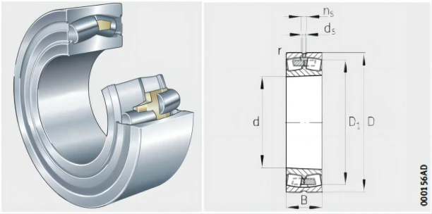 248/1800-B-MB Spherical Roller Bearing