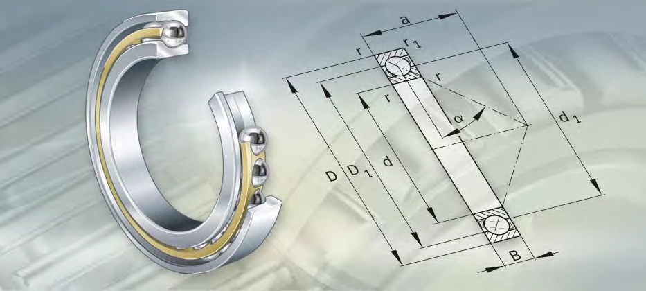70／670-MPB Single row angular contact ball bearings